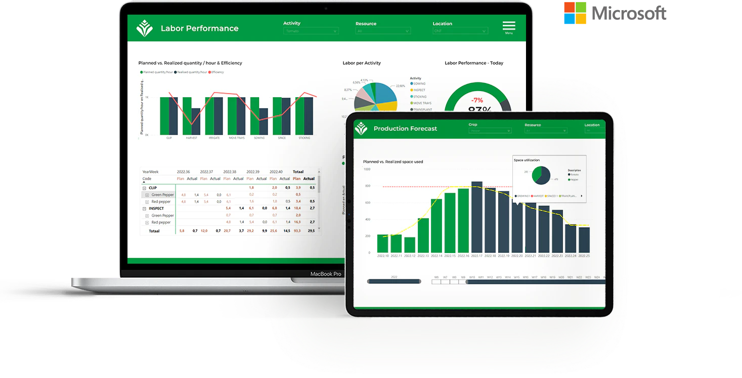 screenshot of Agriware 365